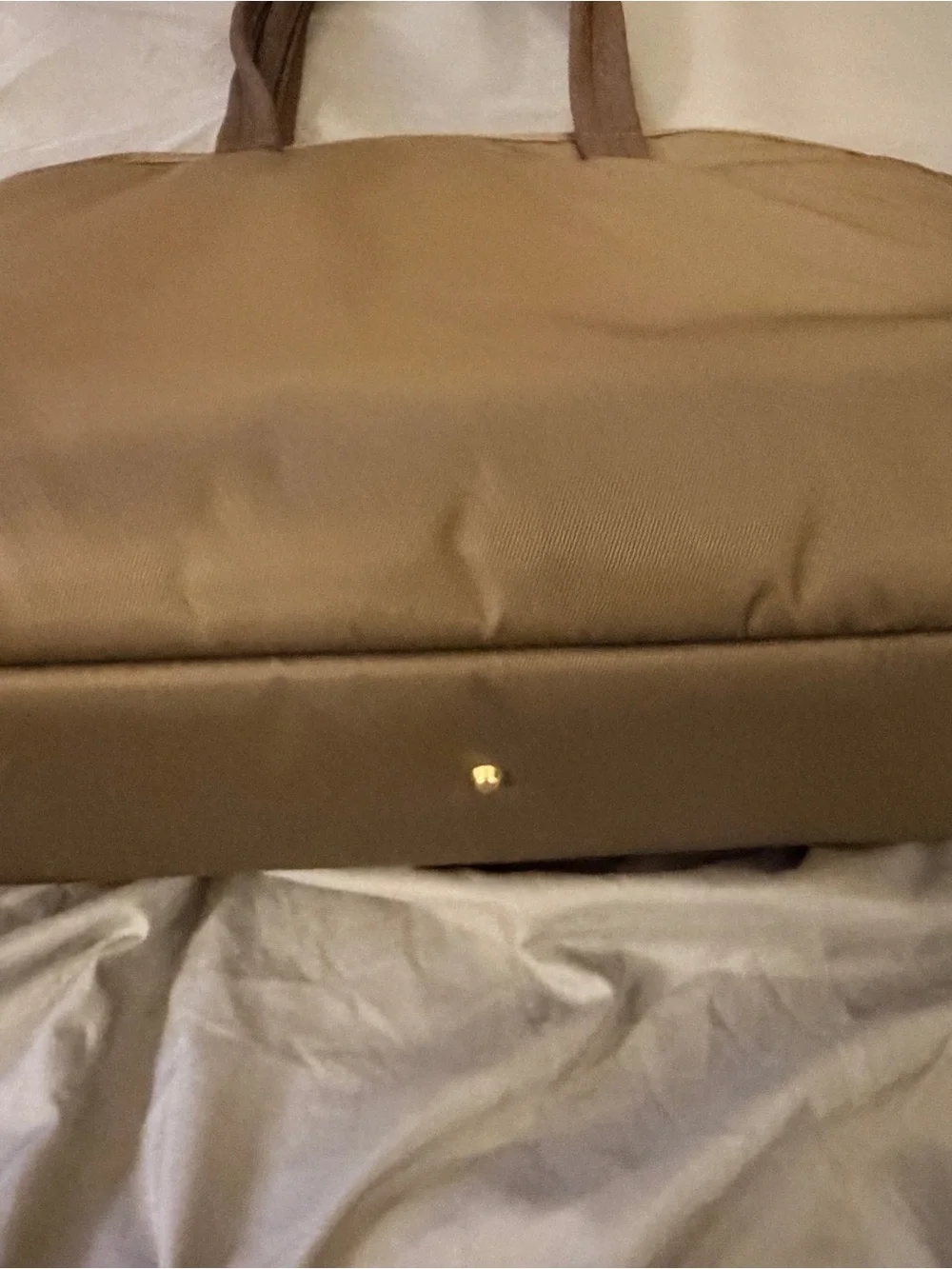 Unbranded Men's Brown Laptop Tote with Dual Handles